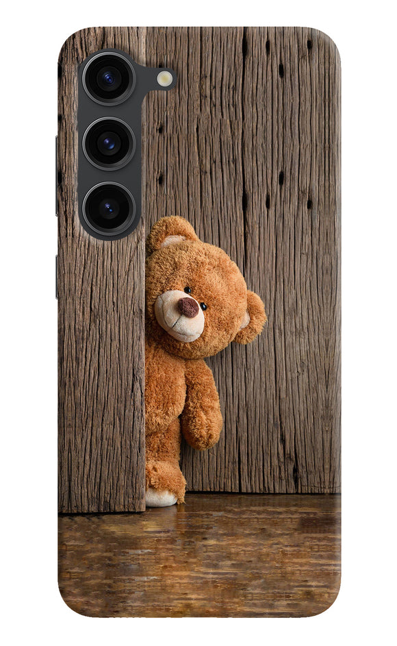 Teddy wooden Samsung S23 Plus Back Cover