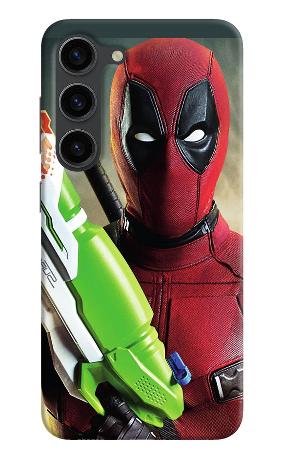 Deadpool funny gun Samsung S23 Plus Back Cover