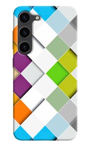 Abstract color box Samsung S23 Plus Back Cover