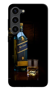 Blue lable scotch Samsung S23 Plus Back Cover