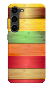 Wooden colors Samsung S23 Plus Back Cover