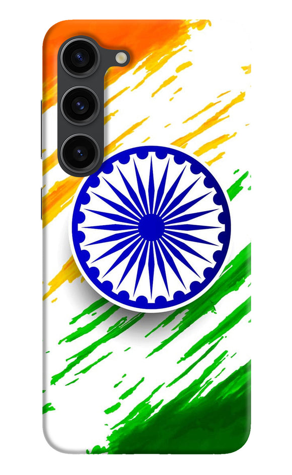 Indian flag colors Samsung S23 Plus Back Cover