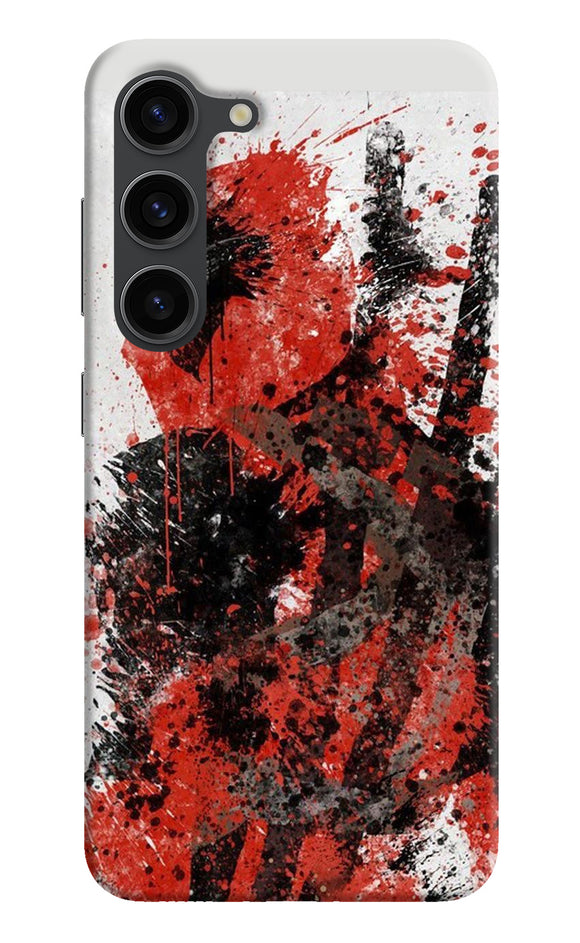 Deadpool rugh sketch Samsung S23 Plus Back Cover