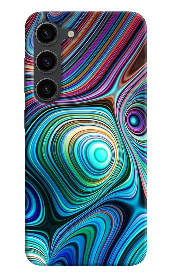 Abstract coloful waves Samsung S23 Plus Back Cover