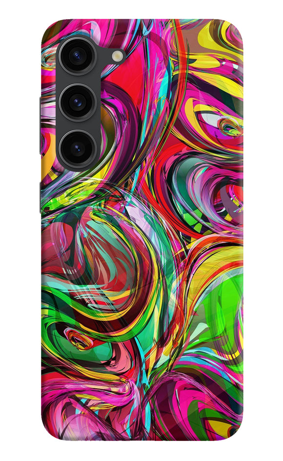 Abstract colorful ink Samsung S23 Plus Back Cover