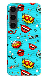 Lol lips print Samsung S23 Plus Back Cover