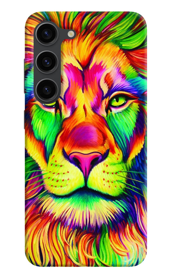 Lion color poster Samsung S23 Plus Back Cover