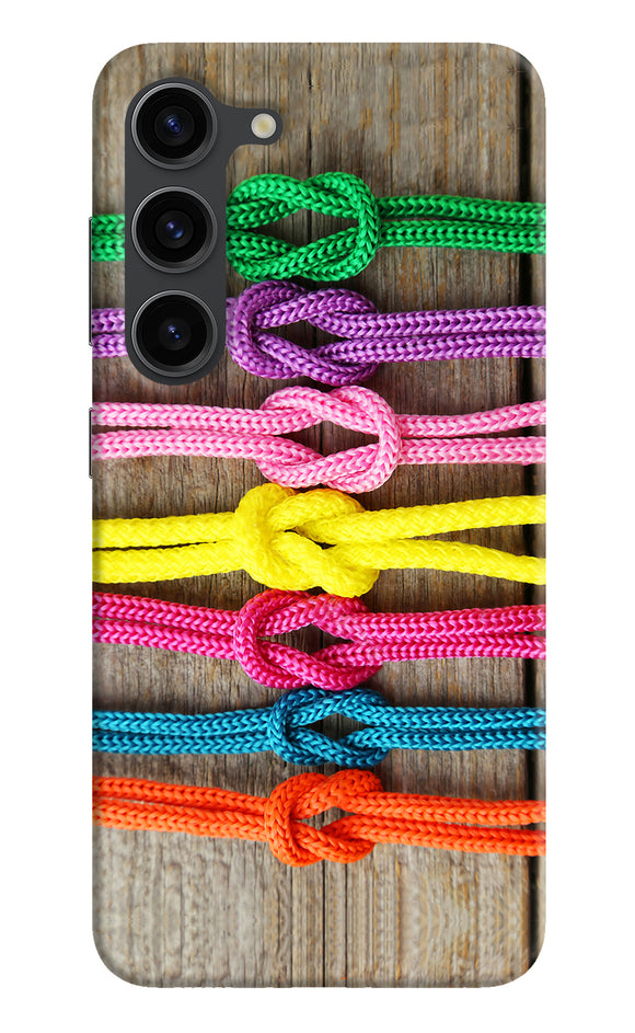 Colorful shoelace Samsung S23 Plus Back Cover