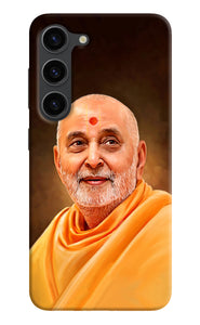 Pramukh swami painting Samsung S23 Plus Back Cover