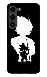 Goku night little character Samsung S23 Plus Back Cover