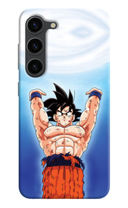 Goku super saiyan power Samsung S23 Plus Back Cover