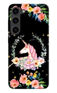 Unicorn flower Samsung S23 Plus Back Cover