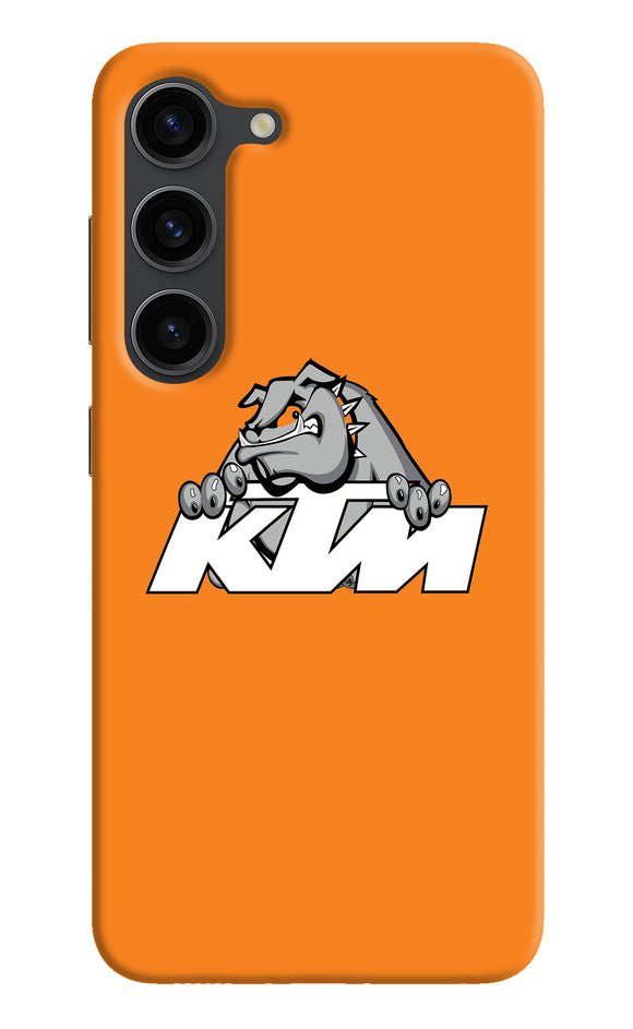 KTM dog logo Samsung S23 Plus Back Cover