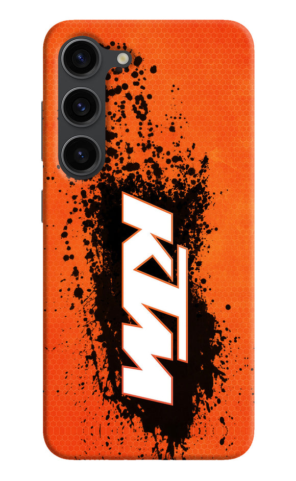 KTM black spray Samsung S23 Plus Back Cover