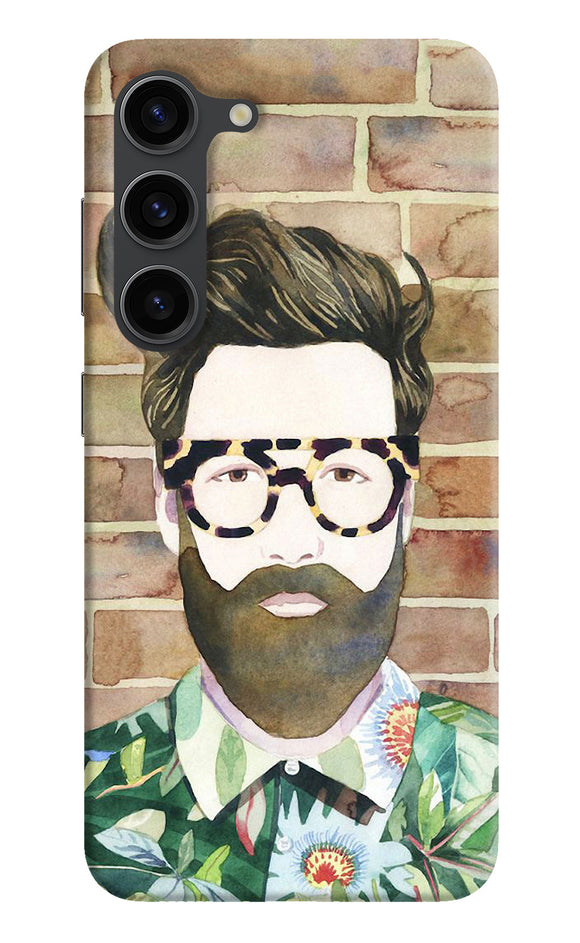 Beard man with glass Samsung S23 Plus Back Cover