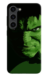 Hulk green painting Samsung S23 Plus Back Cover