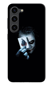 Joker dark knight card Samsung S23 Plus Back Cover