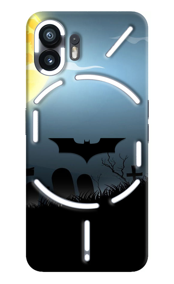 Batman Scary cemetry Nothing Phone 2 Real 4D Back Cover