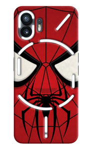 Spiderman Face Nothing Phone 2 Real 4D Back Cover