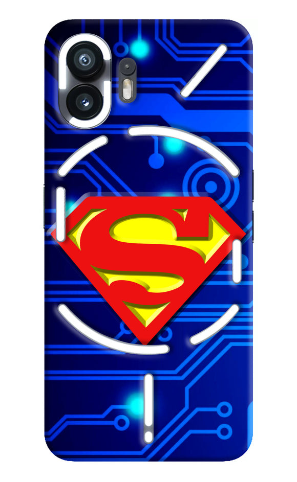 Superman Abstract Nothing Phone 2 Real 4D Back Cover