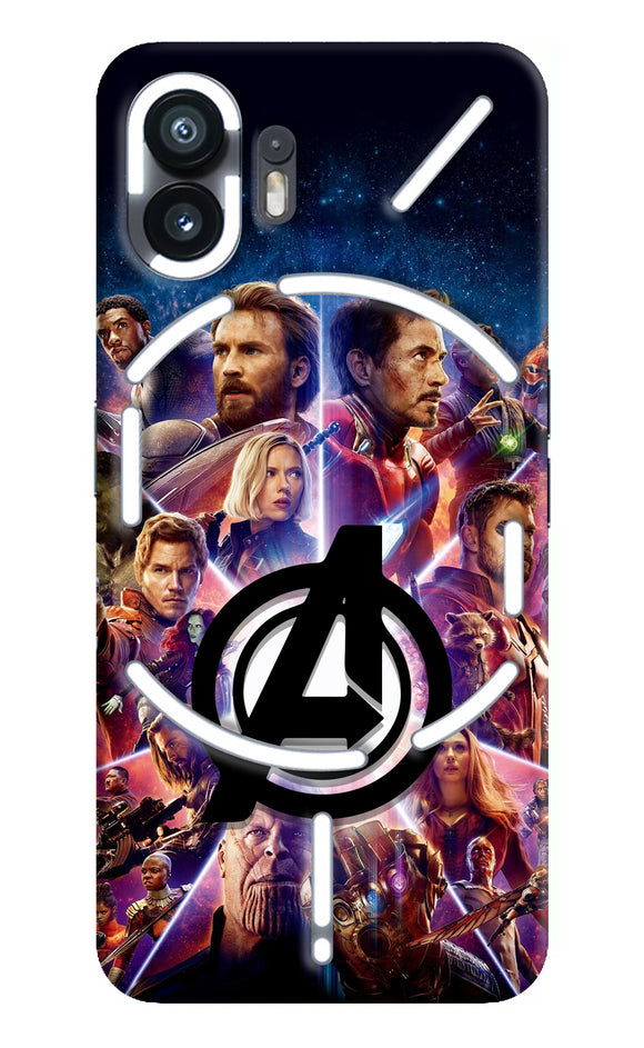 Avengers Superheroes Nothing Phone 2 Real 4D Back Cover