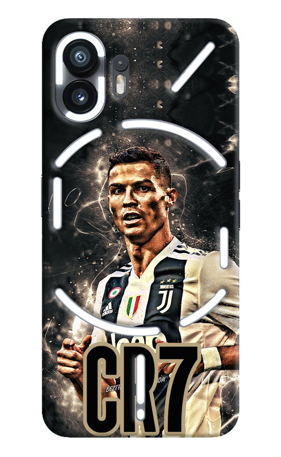 CR7 Dark Nothing Phone 2 Real 4D Back Cover