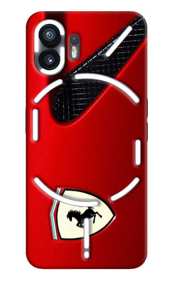 Ferrari Hood Nothing Phone 2 Real 4D Back Cover