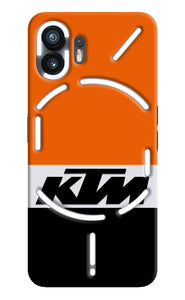 KTM Colorblock Nothing Phone 2 Real 4D Back Cover