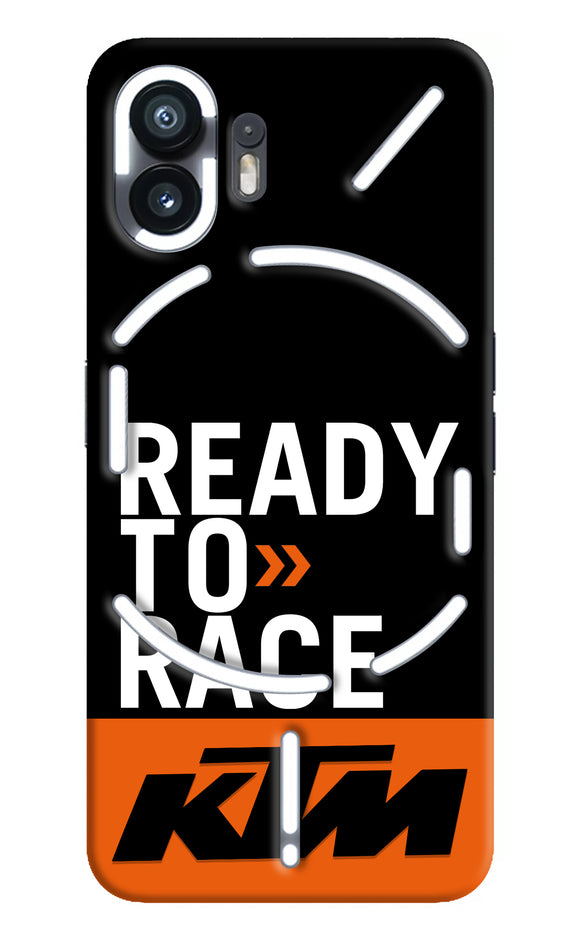 KTM Ready To Race Nothing Phone 2 Real 4D Back Cover