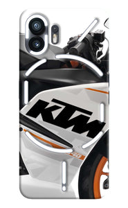 KTM Bike Nothing Phone 2 Real 4D Back Cover