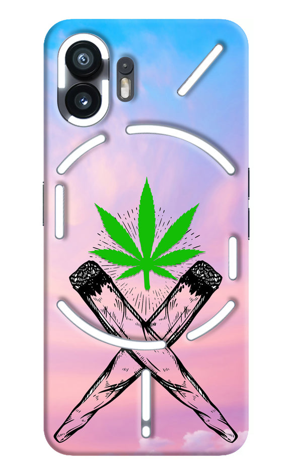 Weed Dreamy Nothing Phone 2 Real 4D Back Cover