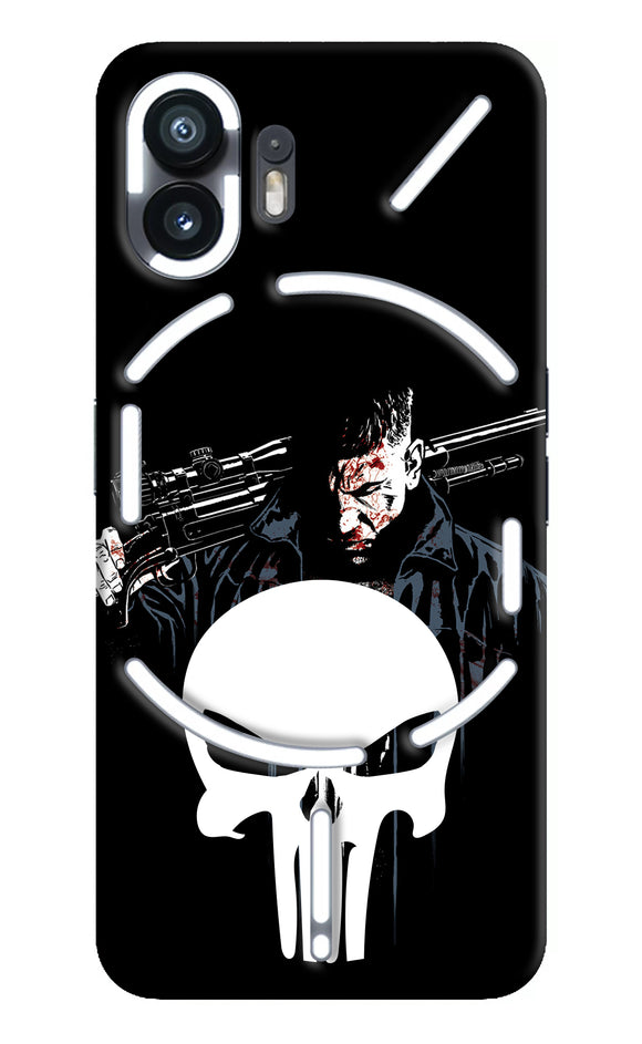 Punisher Character Nothing Phone 2 Real 4D Back Cover