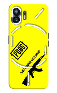 PUBG AKM Gun Nothing Phone 2 Real 4D Back Cover