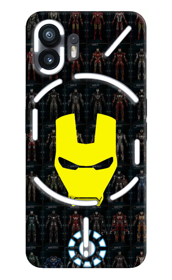 Iron Man Suit Nothing Phone 2 Real 4D Back Cover