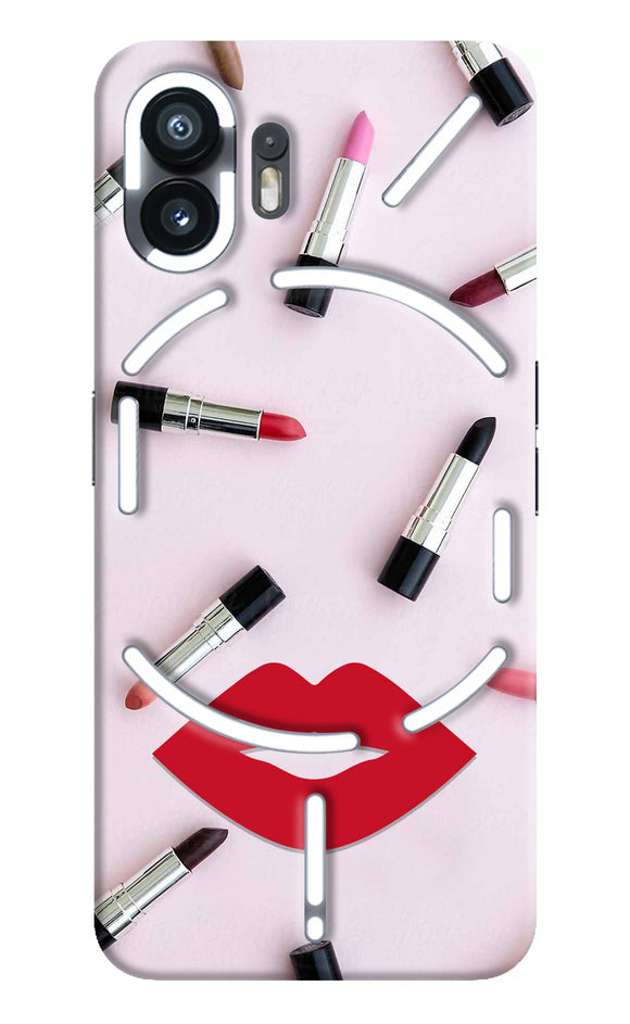 Lips Lipstick Shades Nothing Phone 2 Real 4D Back Cover