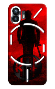 Rocky Bhai K G F Chapter 2 Logo Nothing Phone 2 Real 4D Back Cover