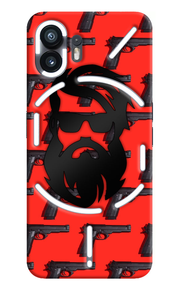 Rocky Bhai Beard Look Nothing Phone 2 Real 4D Back Cover