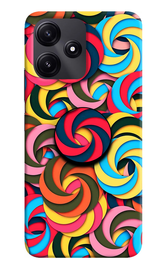 Spiral Pattern Redmi 12 5G Pop Case