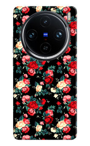 Rose Pattern Vivo X100 Pro Back Cover