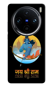 Black Jay Shree Ram Vivo X100 Pro Back Cover