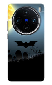 Batman Scary cemetry Vivo X100 Pro Real 4D Back Cover