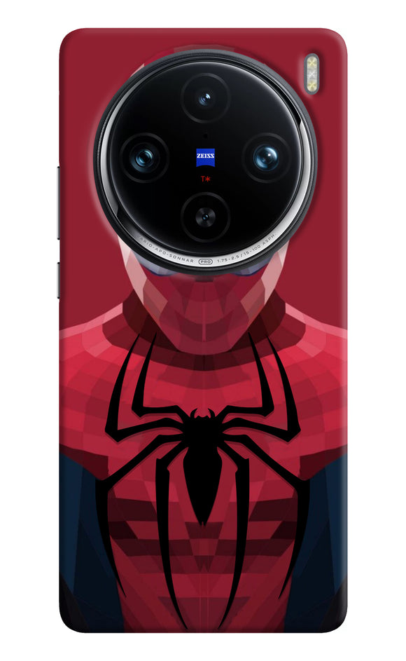 Spiderman Art Vivo X100 Pro Real 4D Back Cover