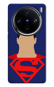 Superman Cape Vivo X100 Pro Real 4D Back Cover