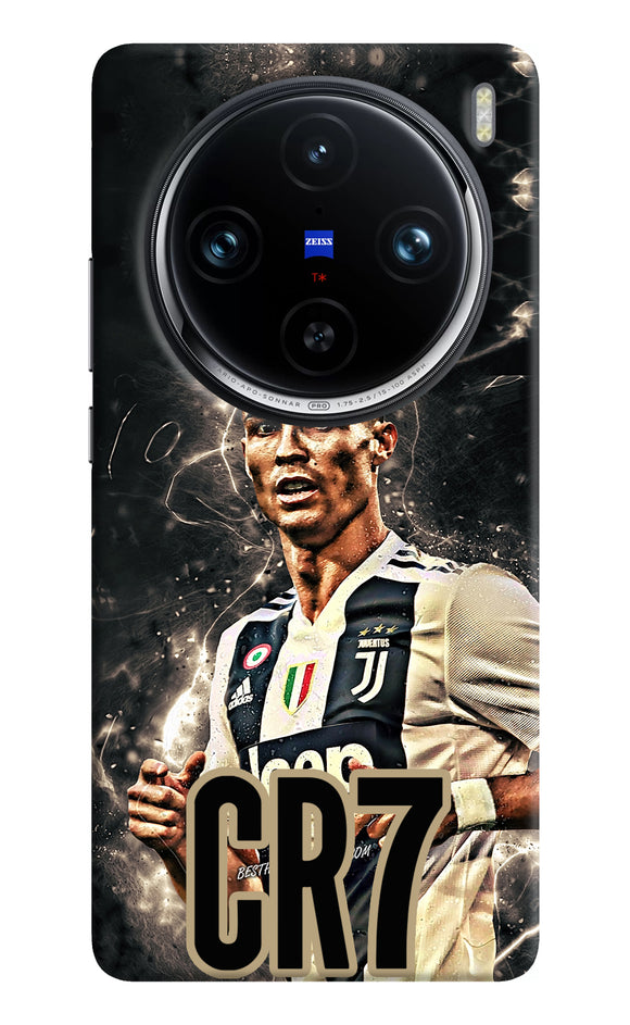 CR7 Dark Vivo X100 Pro Real 4D Back Cover