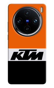 KTM Colorblock Vivo X100 Pro Real 4D Back Cover