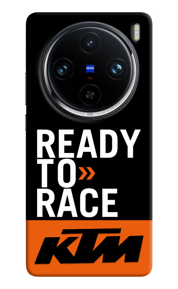 KTM Ready To Race Vivo X100 Pro Real 4D Back Cover