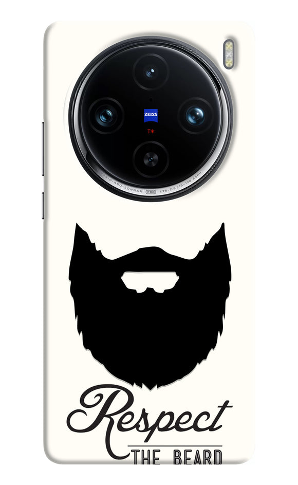 Respect the Beard Vivo X100 Pro Real 4D Back Cover