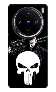 Punisher Character Vivo X100 Pro Real 4D Back Cover