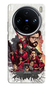 Money Heist Poster Vivo X100 Pro Back Cover