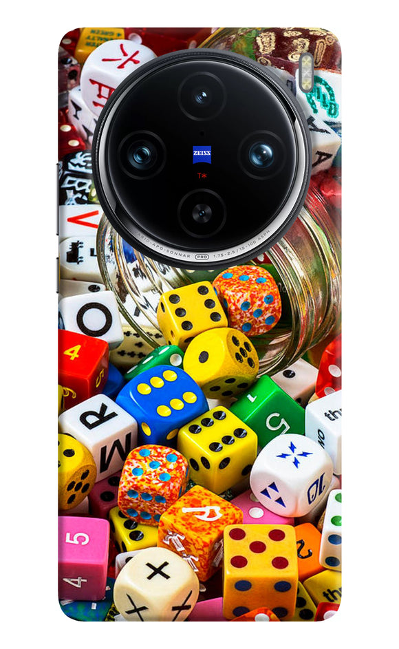 Colorful Dice Vivo X100 Pro Back Cover